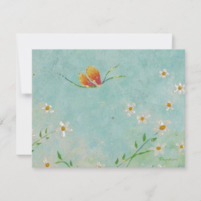 byte av adress-smörflygskort inbjudningar (Framsida)