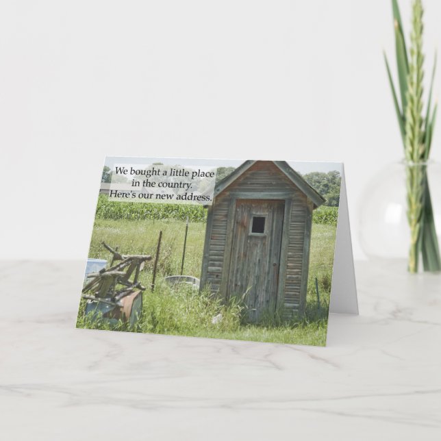 Byte av Adress: Ställe i Land Meddelande (Framsida)