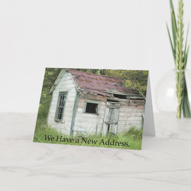 Byte av Adress: Underbar plats Meddelande (Framsida)