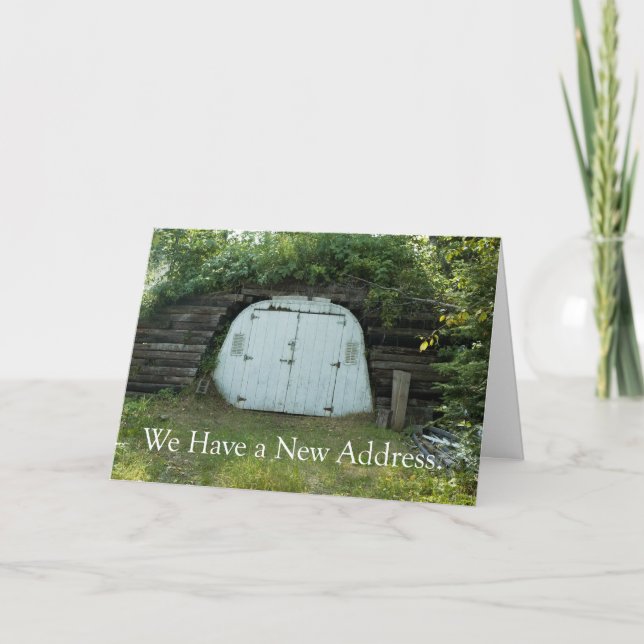 Byte av Adress: Underjordiska bunker Meddelande (Framsida)