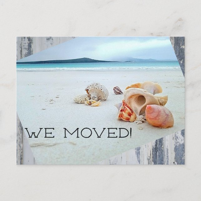 Byte av Adress vid stranden Vykort (Framsida)