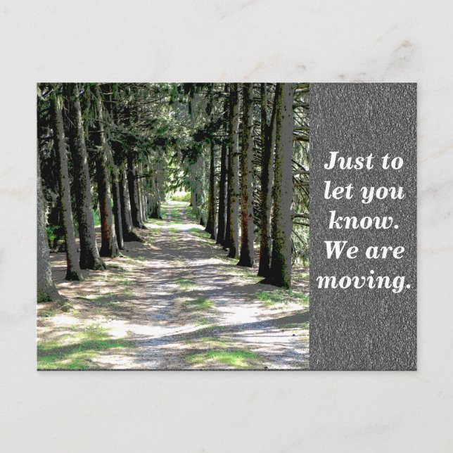 Byte av Adress - vykort (Framsida)