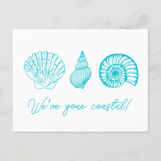 Byte av Adress vykort med tre Snäckor