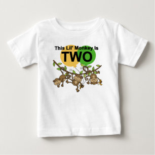 Byte av apor 2:a födelsedag T-shirts och gåvor