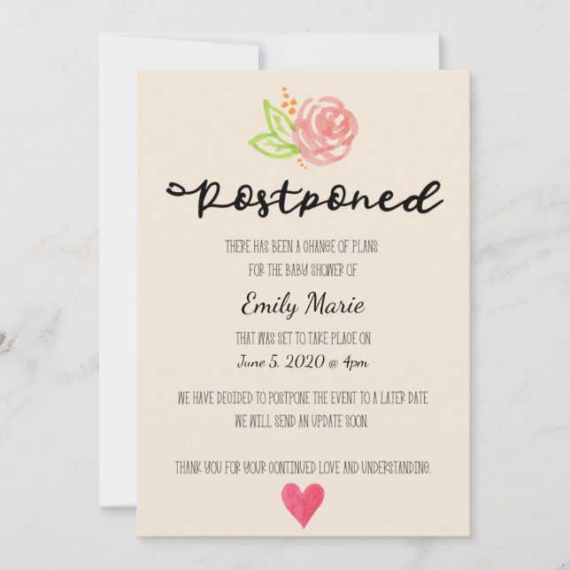 Byte av babyvykort för barn i vatten Färg Inbjudningar (Framsida)