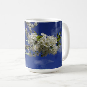 Byte av Blommar för Sceninspiration Slogan Cherry Kaffemugg