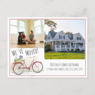 Byte av cykel i Adress med fotomeddelande Meddelande Vykort