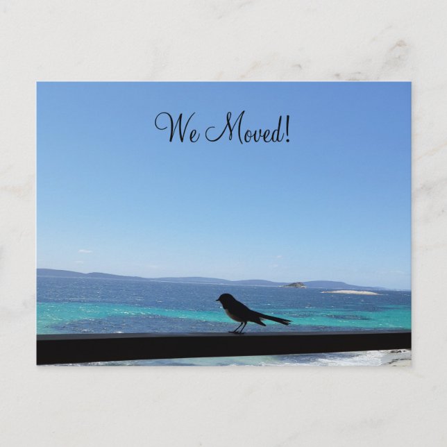 Byte av detaljinformation om fågelvykort vykort (Framsida)