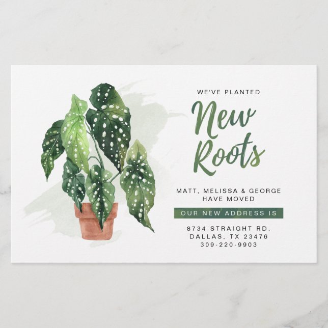 Byte av Flytta annons-kort för Adress Brevpapper (Framsida)