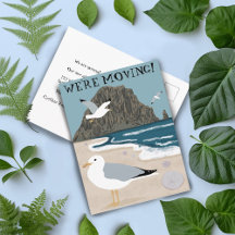 Byte av Flytta om Beach Fiskmåsar Adress