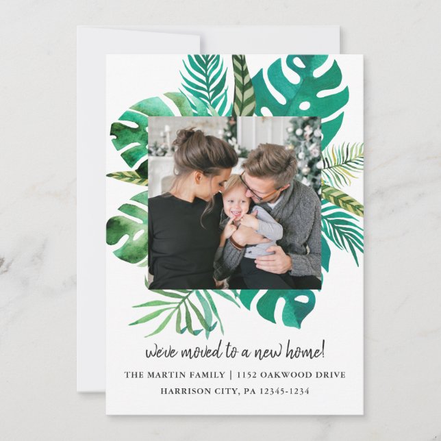 Byte av foto för Tropical Lövs i Adress Meddelande (Framsida)