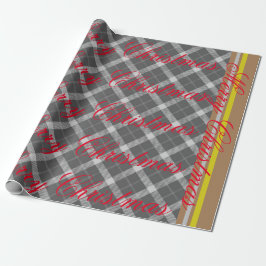 byte av gåva från CHRISTMAS PLAID | m3galleryStudi Presentpapper