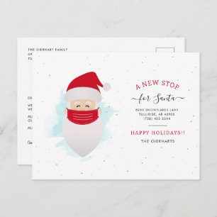 Byte av Helgdag vid jul i Adress Meddelande Vykort