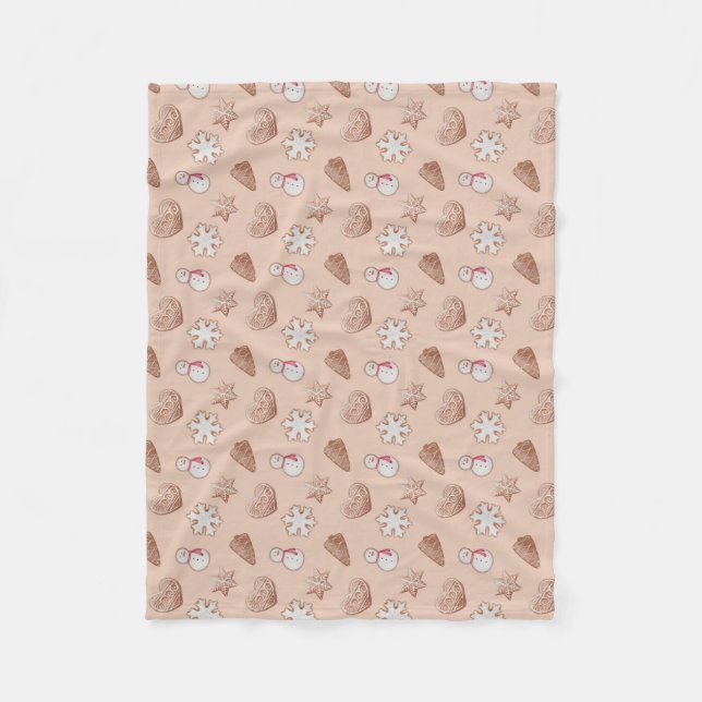 Byte av julcookie fleecefilt (Framsidan)