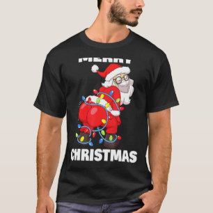 Byte av Jultomten i Mask God jul Träd T Shirt