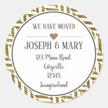 Byte av modern herringben i adress svart guld