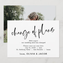 Byte av planer | Modernt svart och vitt