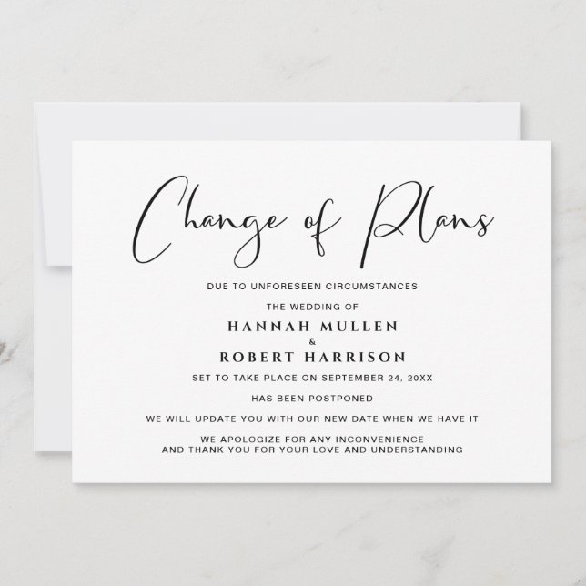 Byte av planer Uppställd Inställd Svart Vit Meddelande (Framsida)