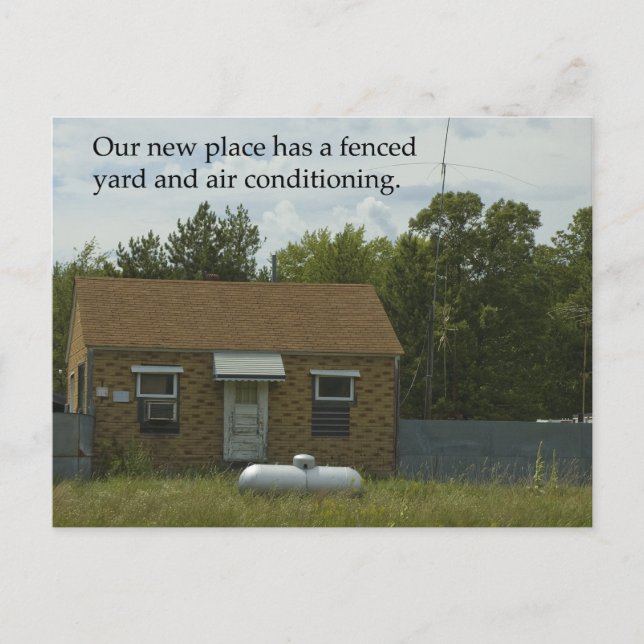 Byte av vykort för Adress: dömt guld (Framsida)