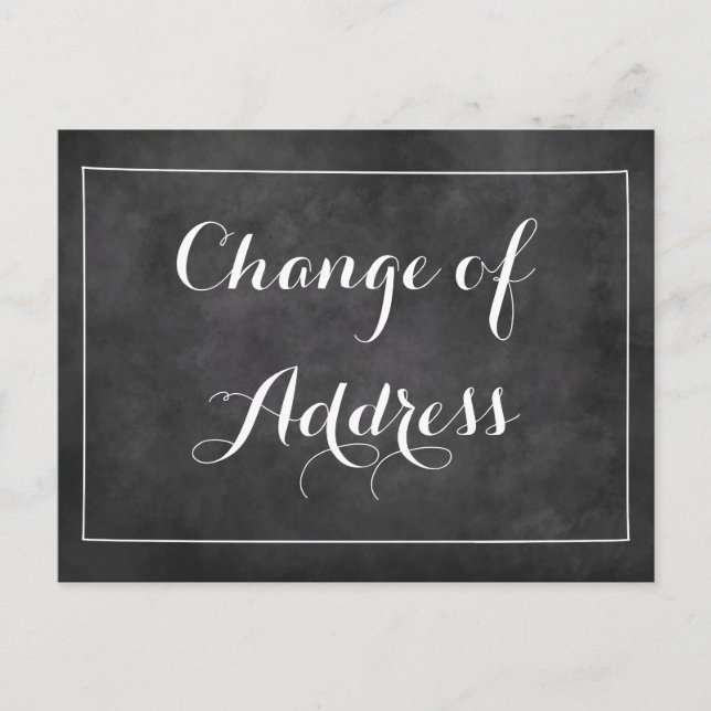 Byte av vykort för flytta i adress (Framsida)