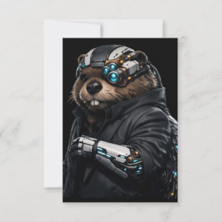 Byte Beaver bröllopskort OSA Kort