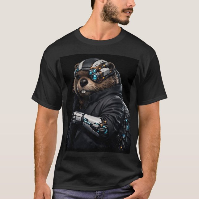 Byte Beaver T-shirt (Framsida)