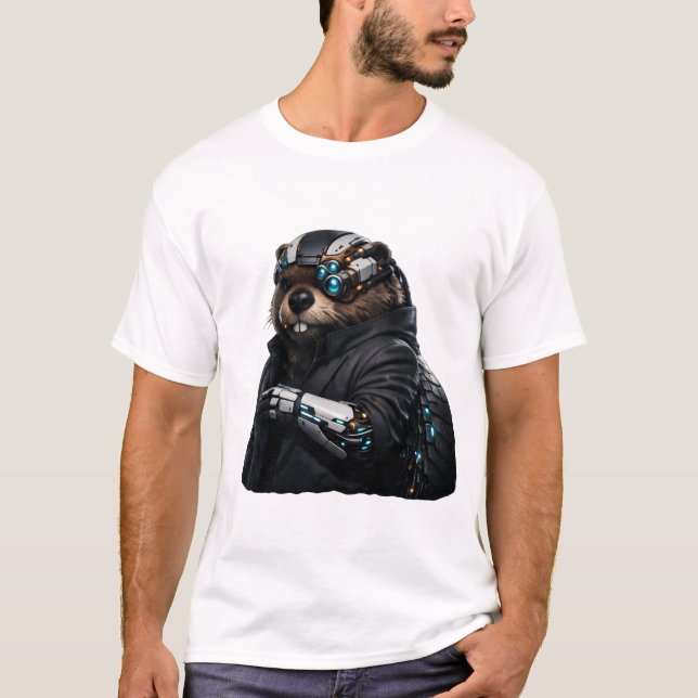 Byte Beaver T-shirt (Framsida)
