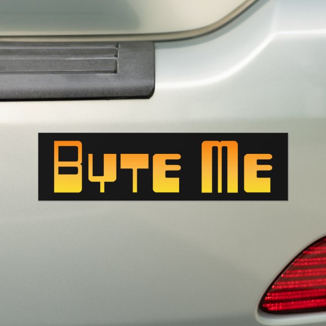 Byte me Bumper-etikett Bildekal (På Bil)