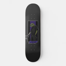 Byte The Cyborg Bullfrog Cyberpunk Streetwear  Mini Skateboard Bräda 18,5 Cm