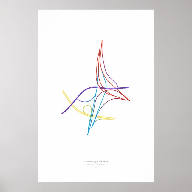 Byteans Choreografi: Johannesburg, S. Afrika Poster (Framsidan)