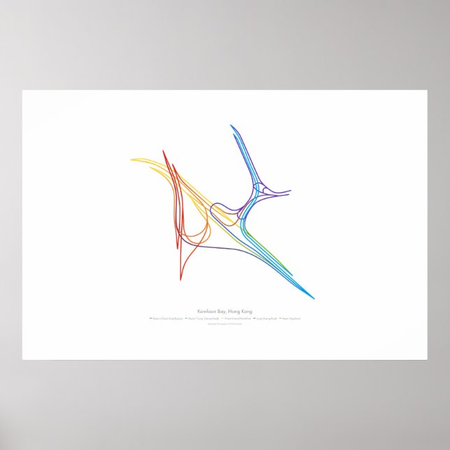 Byteans koreografi: Kowloon Bay, Hong Kong Poster (Framsidan)