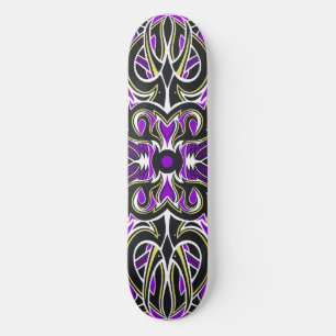 Bytekortbaksidaen (lilor) skateboard bräda 19,5 cm