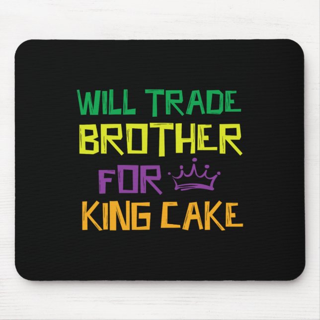 Byter bort bror mot King Cake  Musmatta (Framsidan)