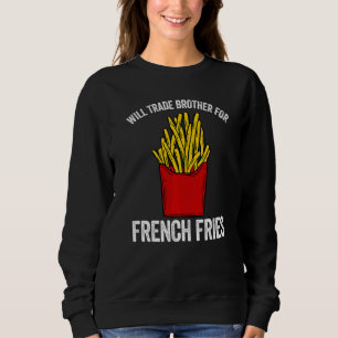 Byter bror mot pommes frites stekt p t shirt