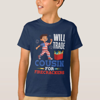 Byter Kusin Mot Smällare 4:e Juli T Shirt