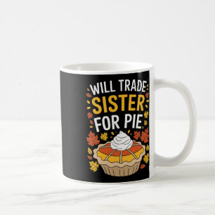 Byter syster mot paj Höst Familj Barn Pojkar Tröja Kaffemugg