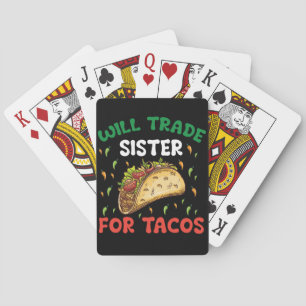 Byter syster mot tacos Cinco De Mayo-fest Casinokort