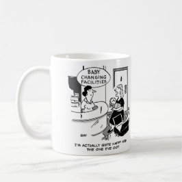 Bytesanläggningar i baby i varuhus kaffemugg