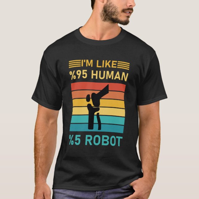 Byteskirurgi för titan-knäled t shirt (Framsida)