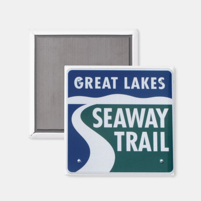 Bytesskylt över Underbara Sjöar Magnet (Front/Back)