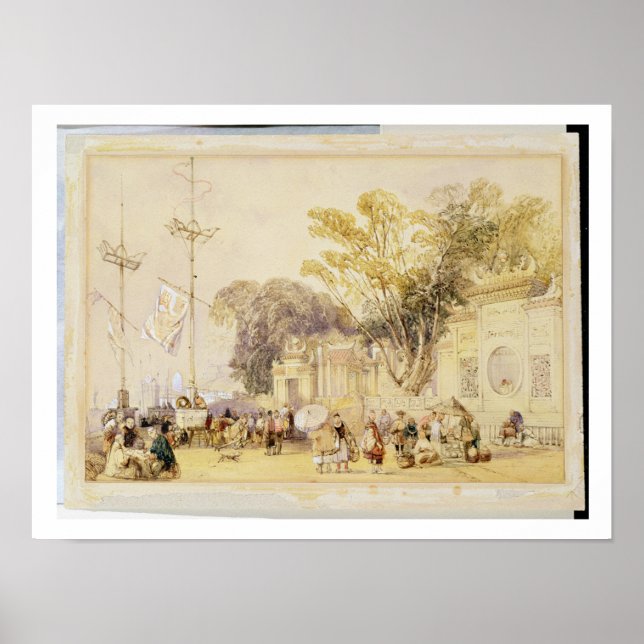 Bytorg i Hongkongbukten, tallrik 5 för Poster (Framsidan)