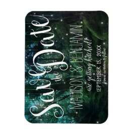 Bytt Träd Fairy Ljus Spara datumet Magnet