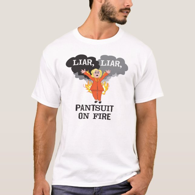 Byxdresset avfyrar på t shirt (Framsida)