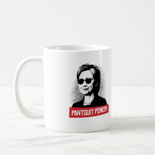 Byxdresset driver -- Presidentval 2016 - Kaffemugg (Vänster)