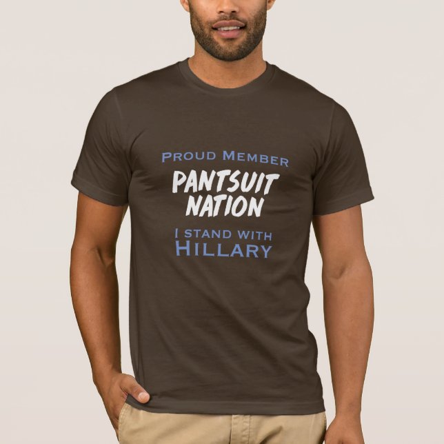 Byxdressnation för Hillary! Tee (Framsida)