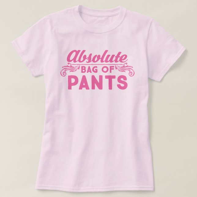Byxor absolut förpackning t shirt (Design framsida)
