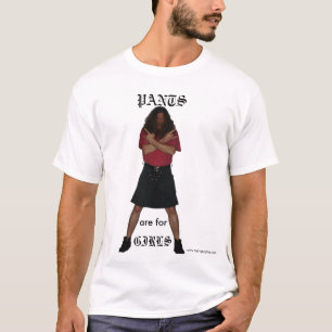 Byxor är för flickor t-shirt