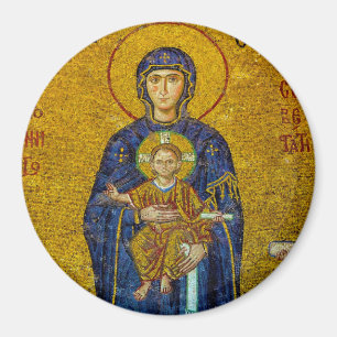 Byzantin Saint Mary Theotokos Magnet Hagia Sophia