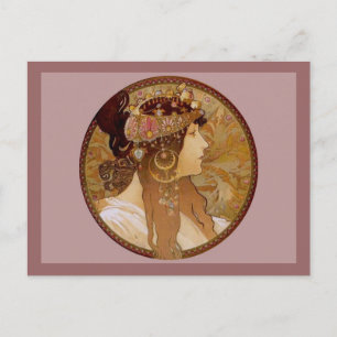 Byzantine Brunette, 1897 Vykort