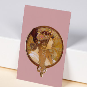 Byzantine Brunette, Mucha Visitkort